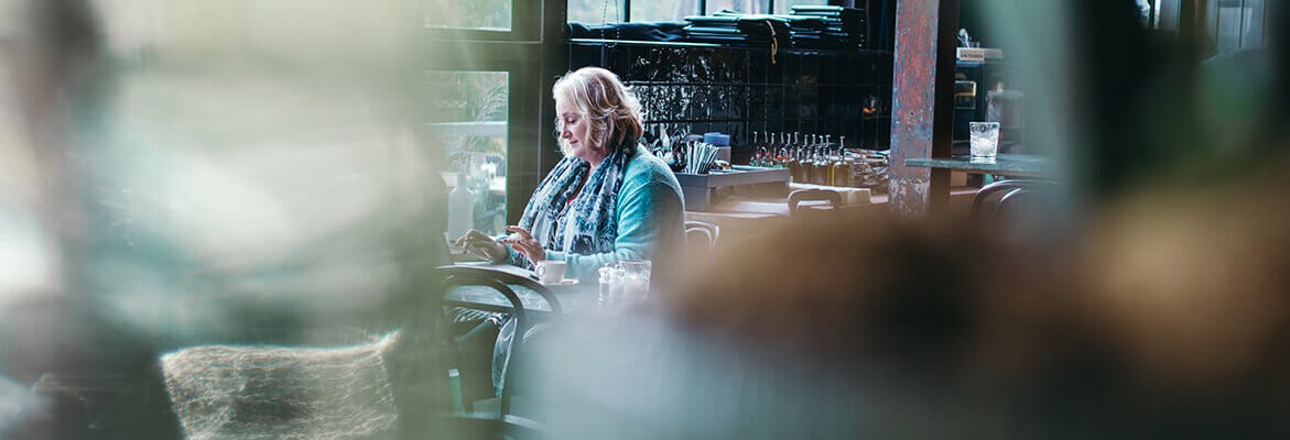 Gerrie Kastelijns aan het werk